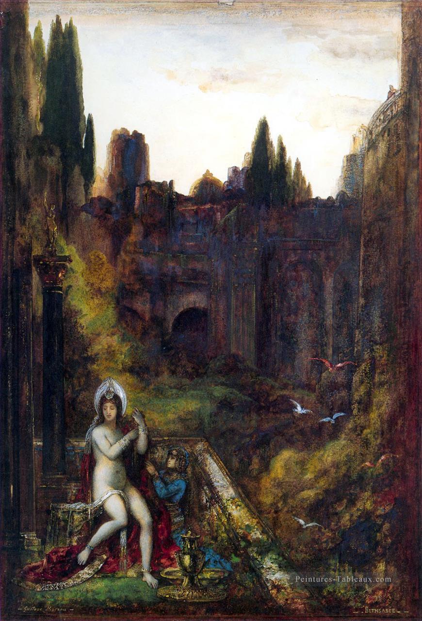 bathsheba Symbolisme mythologique biblique Gustave Moreau Peintures à l'huile